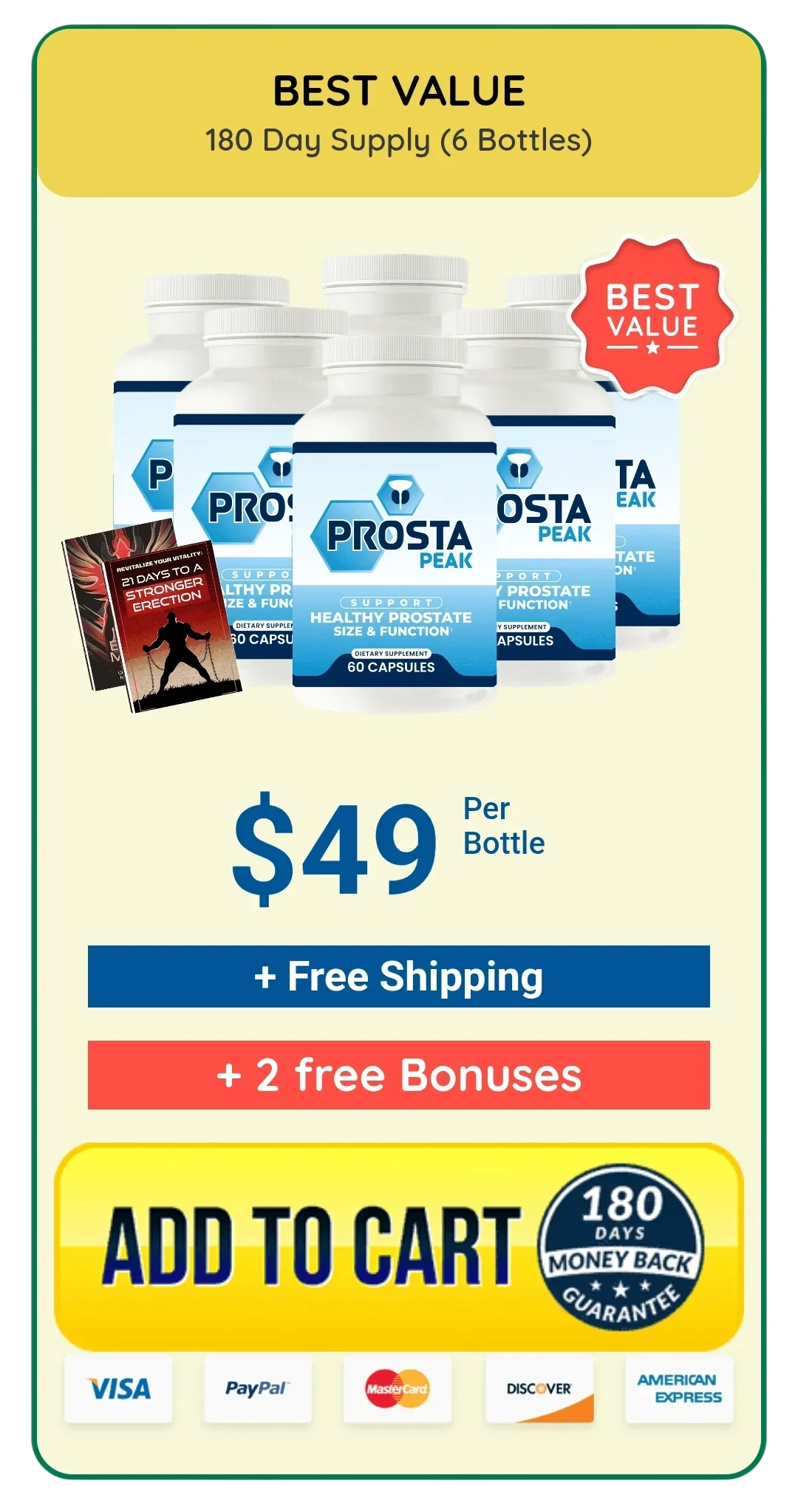 Prostalux™ 6 bottles pricing